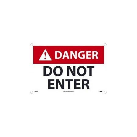 Nmc DANGER, DO NOT ENTER, 12X18,  D694AG